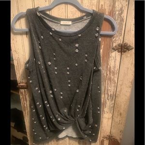 Distress Gray tank